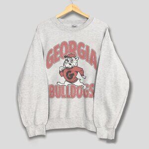 Vintage Georgia Bulldogs Sweatshirt, University of Georgia Bulldogs Mascot Shirt